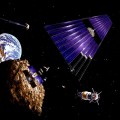 Solar power satellite from an asteroid 